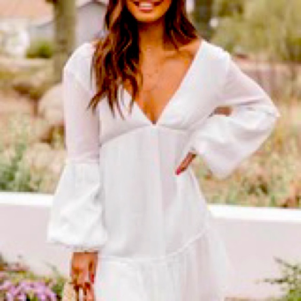 White dress